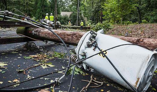 Downed power lines wreak havoc for water utilities and water test labs.