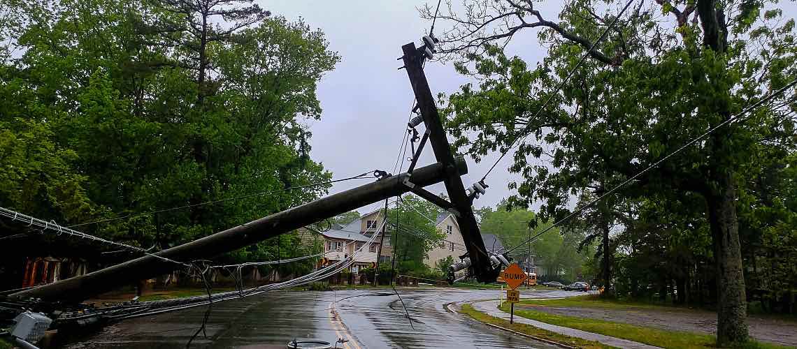 Downed transformers cut power during hurricanes, shutting down treatment plants and lift stations.