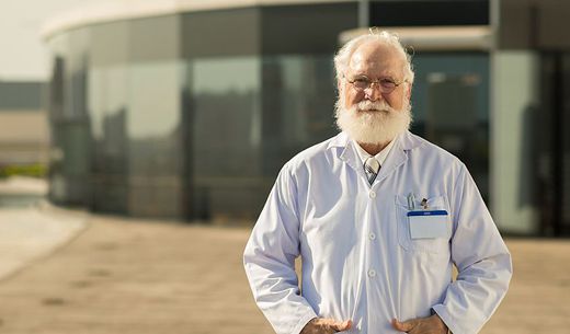 Lab manager standing in front of a water lab.