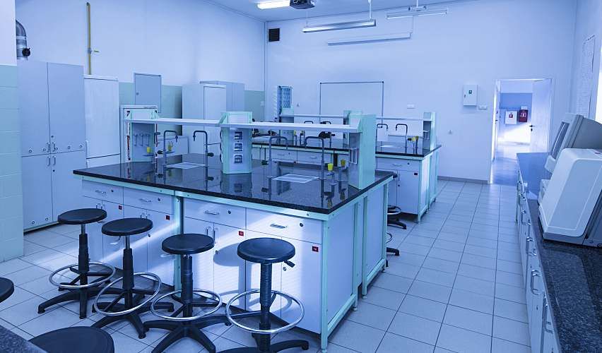 Empty water laboratory.